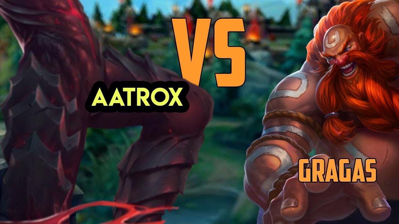 Gragas VS Aatrox || Full Gameplay
