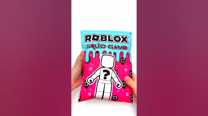 🦑Squid game player196 Roblox Blind Bag|ASMR #paper#draw#handmade#craft#unboxing#paperasmr오징어게임2