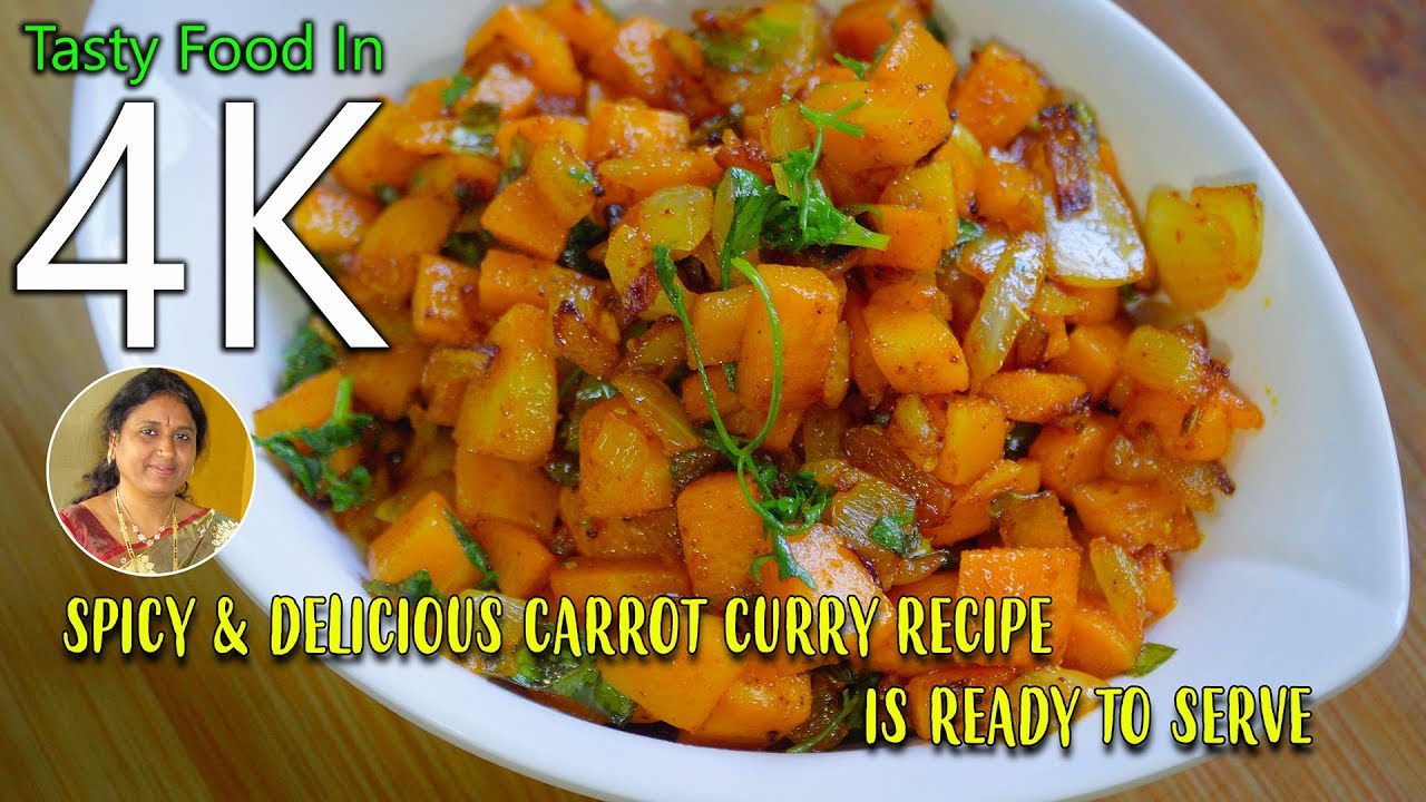 vegan recipes easy Spicy Carrot Curry Quick and Easy recipe | 4K