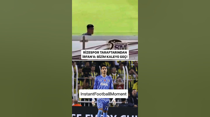 Rizespor Taraftarından İrfan Can'a: Bizim Kaleye Geç!  #fenerbahçe #rizespor