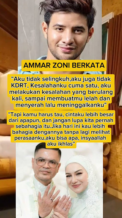 Ammar zoni ikhlas irish menikah dengan pria lain,karena ia sadar ia telah membuat orish bella lelah.