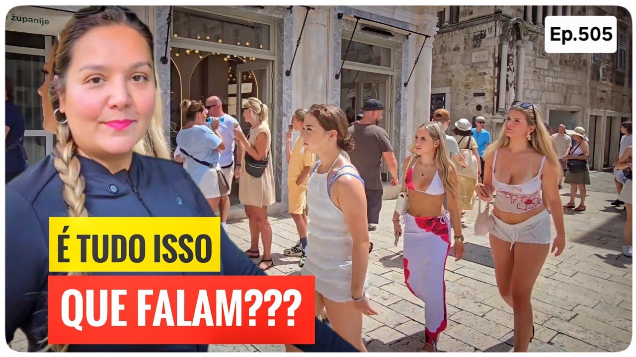 COMO É A CIDADE MAIS FAMOSA da CROÁCIA??