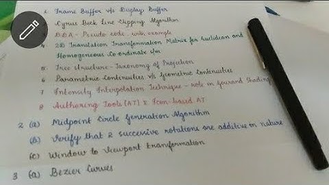 MCS 53🎀Computer Graphics🍎IGNOU🌺Pre. Repeat💫MCA❤B.Tech