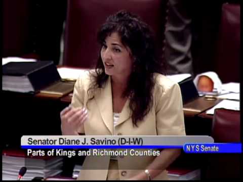 NYS Senator Diane Savino comments on S.6709C Juvenile Justice Bill - 6/22/10