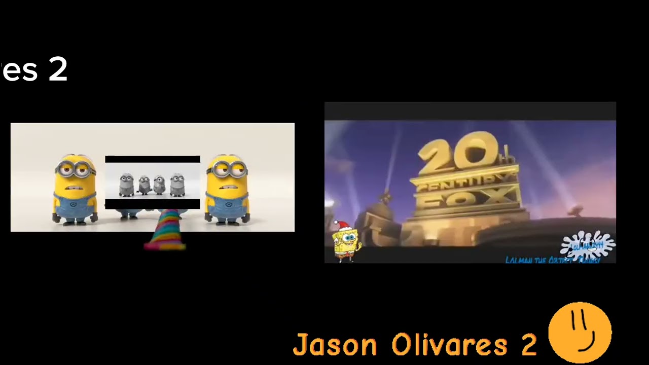 Minions vs 20th century fox sparta remix.