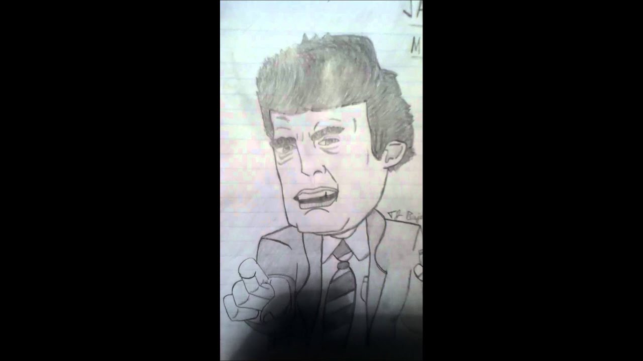 Cool guy drawing