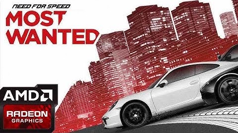 Need For Speed Most Wanted 2012 Gameplay on Low End PC (AMD A6, Radeon R4 Graphics)
