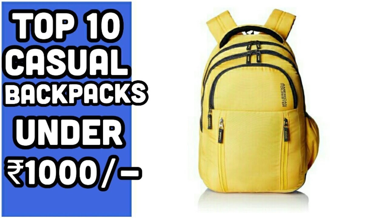 top 10 backpacks under 1000