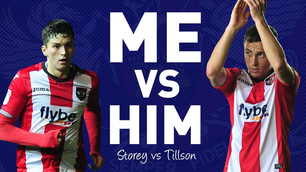 Me vs Him: Jordan Storey and Jordan Tillson | Exeter City Football Club