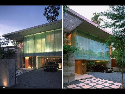 Video: Zeitgenössische Sunset Residence in Singapur