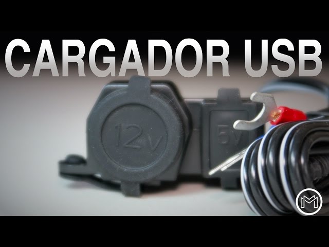 INSTALACIÓN DE CARGADOR USB PARA MOTOCICLETA 