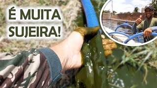 Fui Acompanhar A Sinfonagem Nesse Tanque De Tilápias E Me Surpreendi Com A Sujeira Retirada Do Fundo