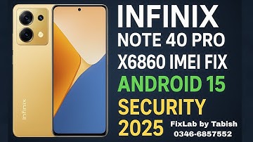 Infinix X6860 IMEI Repair | Baseband Unknown Fix | Full Working Solution 2025