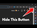 How to Hide Sidebar Button in Microsoft Edge v122
