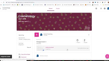 Google Classroom - Assignments Using Google Docs