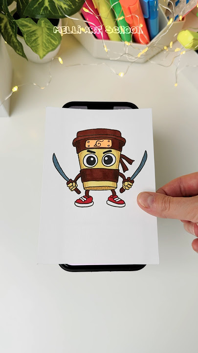 How to Draw Cappuccino Assassino with AR Drawing app #shorts #drawingapp