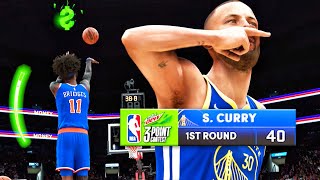 STEPH CURRY HAS PERFECT 3 POINT CONTEST ROUND! NBA 2K22 My Career Next Gen Gameplay