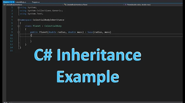 C# Inheritance Example Base Class Derived Class