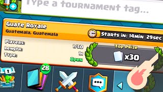 How to Find an Empty Tournament Room in Clash Royale! (Tutorial Strategy and Gameplay!) screenshot 5