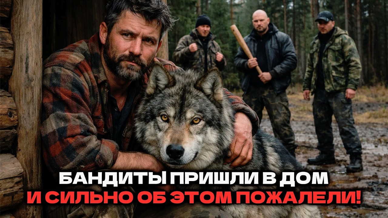 ЗЕК приютил умирающего ВОЛКА в избе... В один день бандиты пришли за ДАНЬЮ, но не знали, КТО в углу!