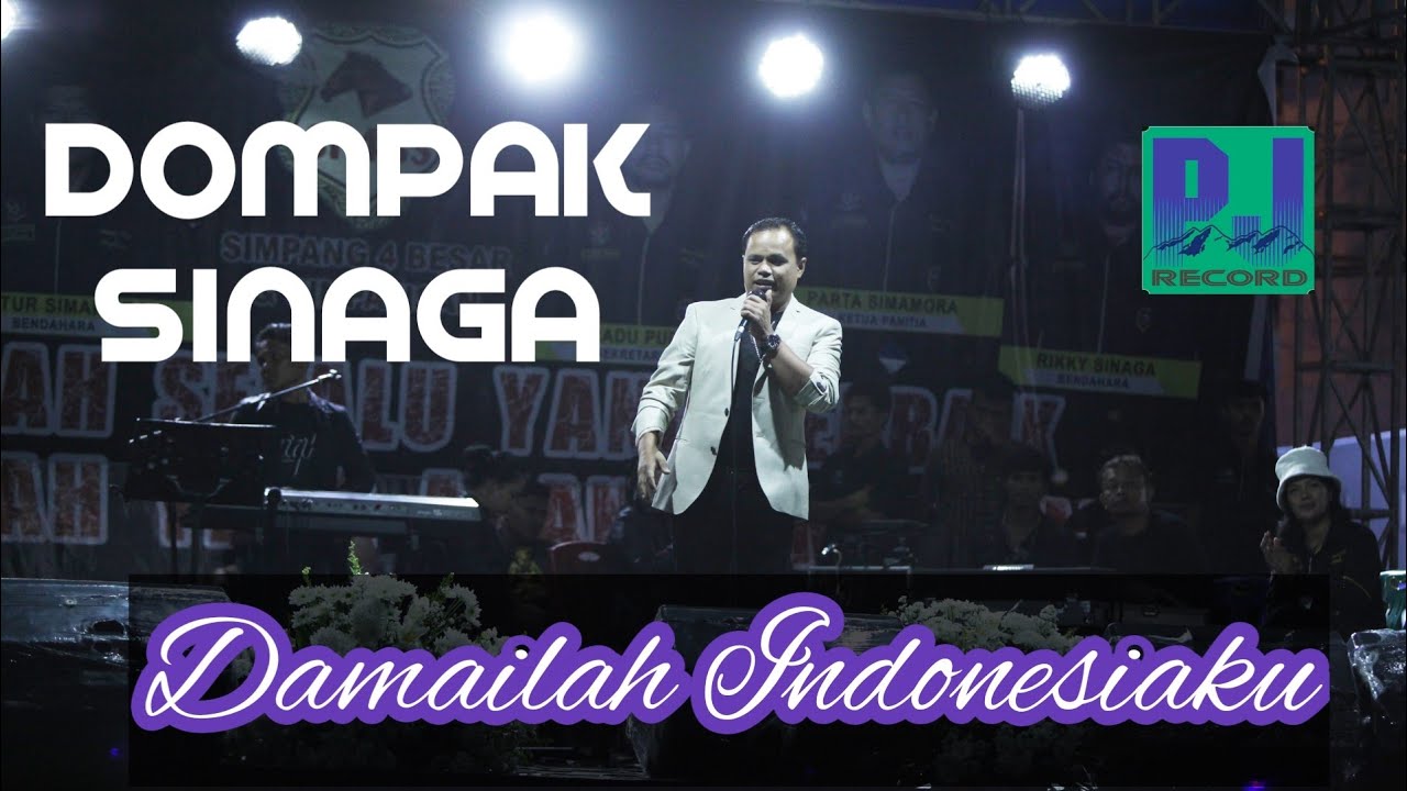 DOMPAK SINAGA - DAMAILAH INDONESIAKU (Music Audio)