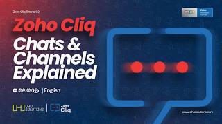 Zoho Cliq Tutorial 02 | Chats & Channels Explained | OHO Solutions | Zoho
