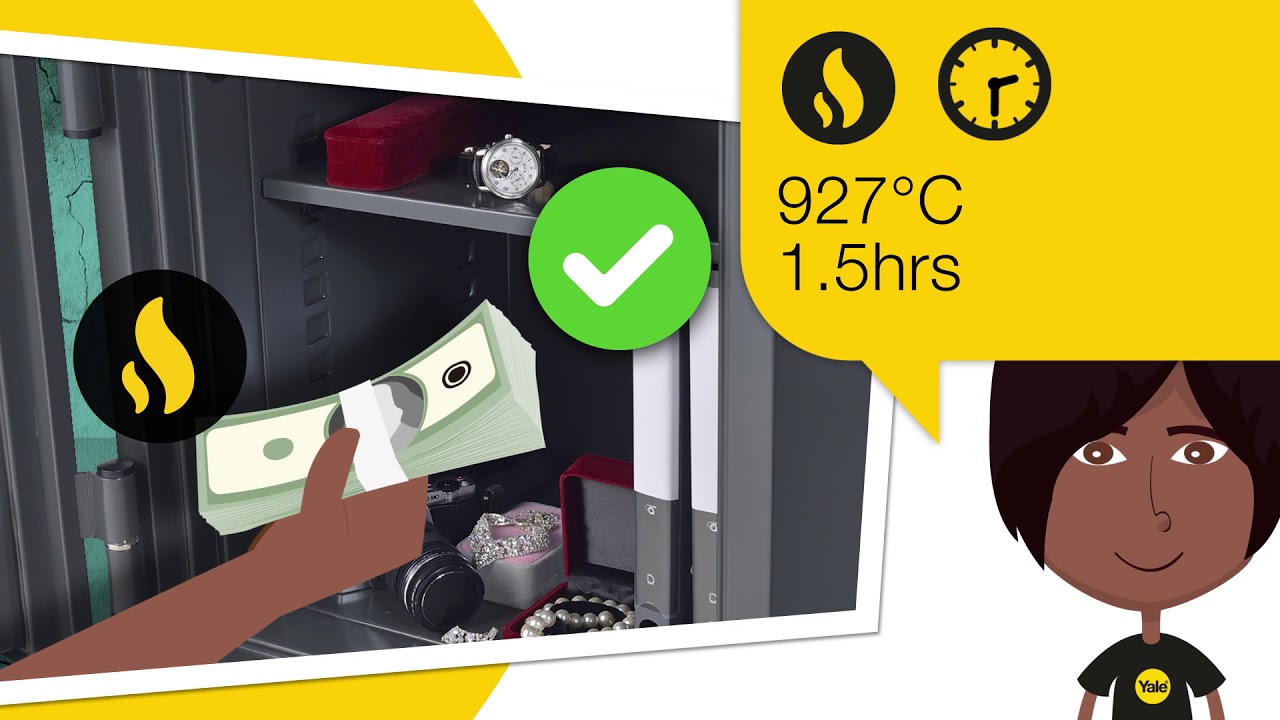 Yale YFM/520/FG2 Electronic Document Fire Safe Box Professional (XX-Large)