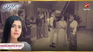 Meenakshi ne ki Shahs ki बोलती बंद! | Ep.1371 | Latest | Anupama | Mon-Sun | 10PM