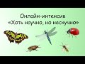 Онлайн-интенсив «Хоть научно, но нескучно»