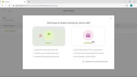 How to create a roster using Classkick