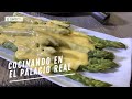 Espárragos con salsa holandesa en la cocina del Palacio Real | EL COMIDISTA