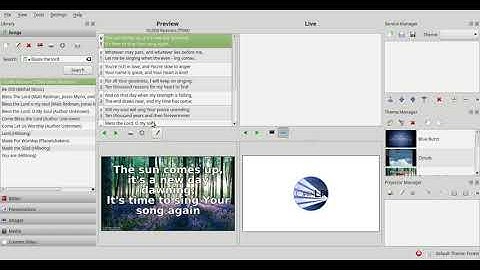 Openlp Video 1   Basics