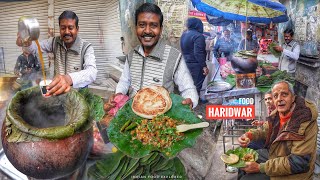 40₹/- Only | Koi SECRET Masala Nhi hota | Haridwar Famous Chole Kulche & Chana Soup | Street Food