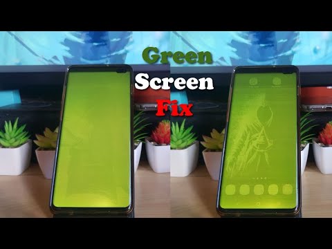 Green Screen Galaxy S10 Fix {Galaxy S8,S9,S20,S21}