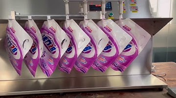 máy chiết rót túi nước giặt