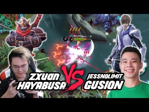 Zxuan Hayabusa VS JessNoLimit Top Global Gusion! Zxuan Hayabusa VS JessNoLimit Top Global Gusion!