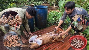 Mổ heo, mở rượu ghè cảm ơn người hàng xóm đã giúp đỡ, cứu nạn | Bản sắc văn hóa đẹp của người Jrai.
