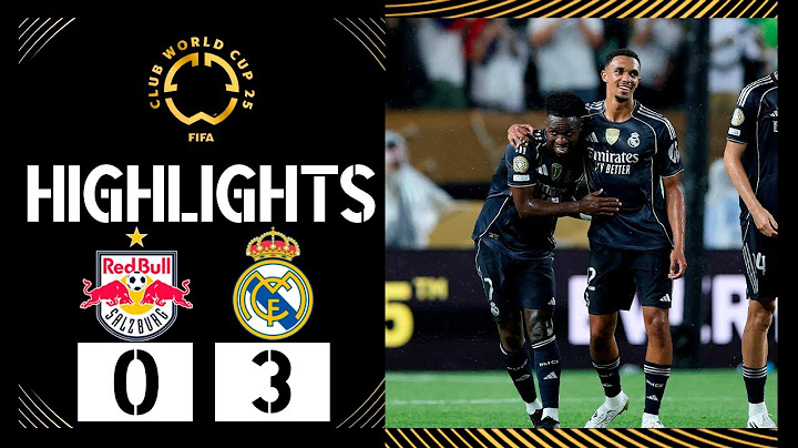 Vinícius Júnior Goal | RB Salzburg vs Real Madrid 0-3 Highlights | FIFA Club World Cup 2025
