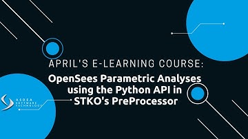 OpenSees Parametric Analyses using the Python API in STKO