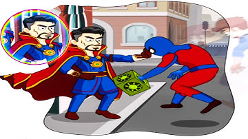 Alphabet DOP Lore DOP Story Funny Delete Puzzle Game Part 2 Level 57+109 Doctor Strange Appears