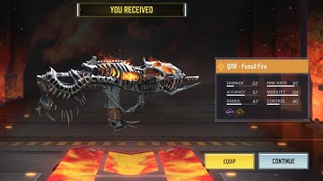 This gun has death effect sound | snakes 🐍 | qxr fossil fire | one of the best kill effect | codm