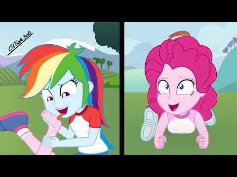 MLP EG: Rainbow Dash Is Licking Pinkie Pie’s Feet!