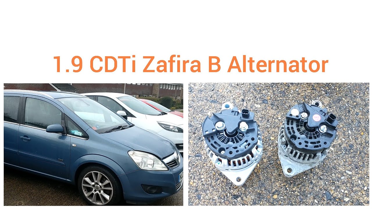 Vauxhall / Opel Zafira B 1.9CDTi Alternator Replacement & Wiring