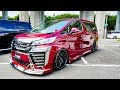 (HD)MODELLISTA VELLFIRE 30 TOYOTA BELFE DESIGN 30系ヴェルファイア モデリスタ - アルヴェルミーティング2018