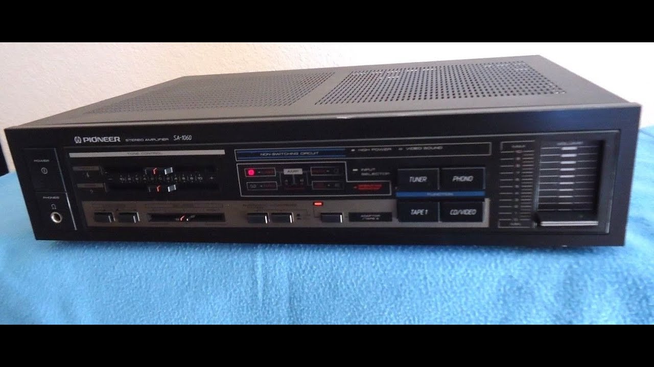 Pioneer SA 1060 Stereo Amplifier snFF3631034 S YouTube