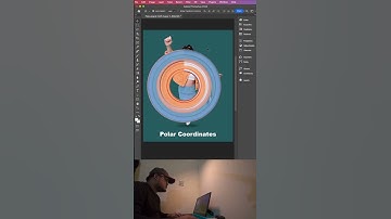 How to create Polar Coordinate Picture in Adobe Photoshop #graphicdesign #video #tutorial