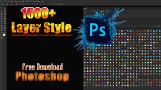 1000+ Photoshop Layer style package free download | how to add layer styles in Photoshop Mqdefault