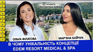 Унікальна концепція Edem Resort Medical & SPA. Ольга Філатова