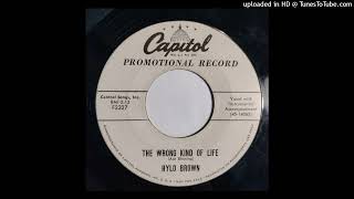 Hylo Brown - The Wrong Side Of Life / Let's Stop Fooling Our Hearts [1956, Capitol bluegrass]