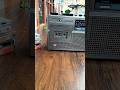 making Japan recorder Sony CF-310Y old cassette player working Boombox#shortsviral#video viral